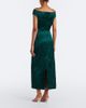 Erdem Erdem Embellished floral appliqué satin cocktail dress - 6