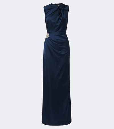 Erdem Erdem Embellished satin gown