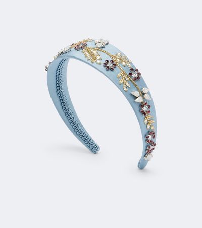 Erdem Erdem Embellished satin headband