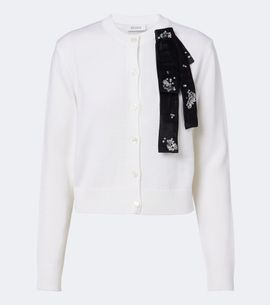 Erdem Erdem Embellished wool cardigan