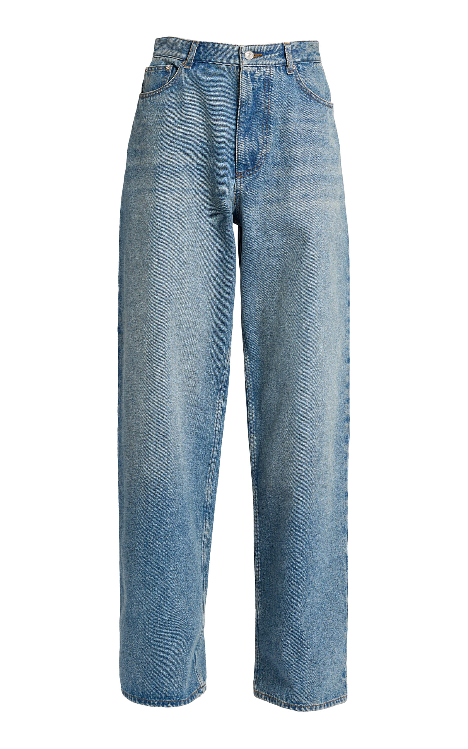 Erdem Erdem Embroidered Cotton StraightLeg Jeans