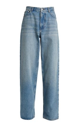 Erdem Erdem Embroidered Cotton StraightLeg Jeans