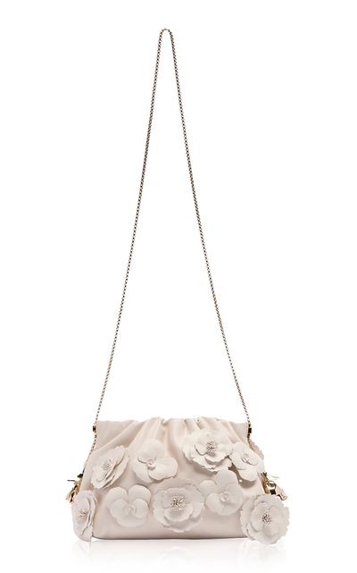 Erdem Erdem Embroidered Flora Pochette Crossbody Bag