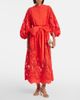 Erdem Erdem Embroidered mesh midi dress - 2