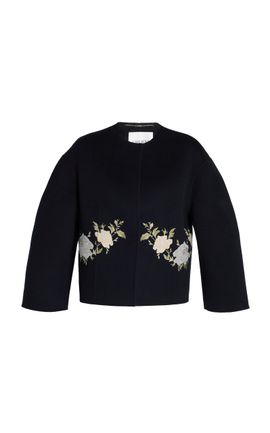 Erdem Erdem Embroidered Wool Jacket