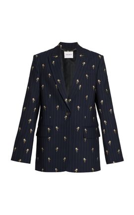 Erdem Erdem Emnbroidered WoolBlend Jacket