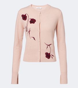 Erdem Erdem Floral-appliqué cardigan