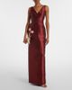 Erdem Erdem Floral-appliqué satin gown - 2