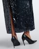Erdem Erdem Floral-appliqué sequined midi skirt - 4