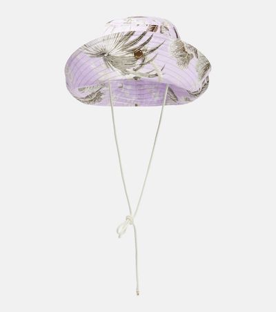 Erdem Erdem Floral canvas bucket hat