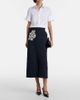 Erdem Erdem Floral cotton-blend jacquard midi skirt - 2