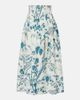 Erdem Erdem Floral cotton and linen midi skirt - 1