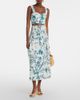 Erdem Erdem Floral cotton and linen midi skirt - 2