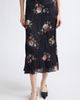 Erdem Erdem Floral Crushed Satin Midi Skirt - 1