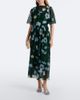 Erdem Erdem Floral draped silk voile midi dress - 2