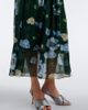 Erdem Erdem Floral draped silk voile midi dress - 4