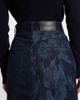 Erdem Erdem Floral flared denim midi skirt - 6