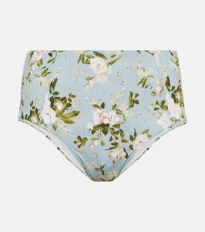 Erdem Erdem Floral high-rise bikini bottoms