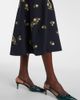 Erdem Erdem Floral jacquard midi skirt - 5