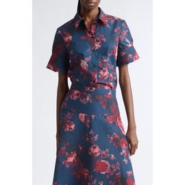 Erdem Erdem Floral Organic Cotton Poplin Shirt