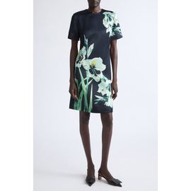 Erdem Erdem Floral Print Duchesse Satin A-Line Dress