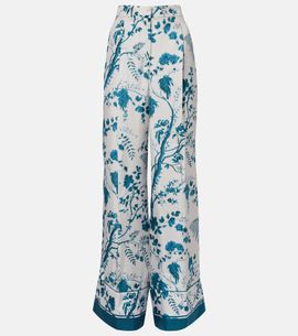 Erdem Erdem Floral silk pajama pants