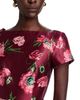 Erdem Erdem Floral Textured Satin Short Sleeve Gown - 3
