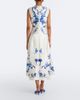 Erdem Erdem Floral twill midi dress - 6