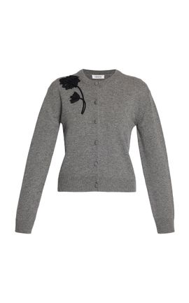 Erdem Erdem Floral WoolCashmere Cardigan