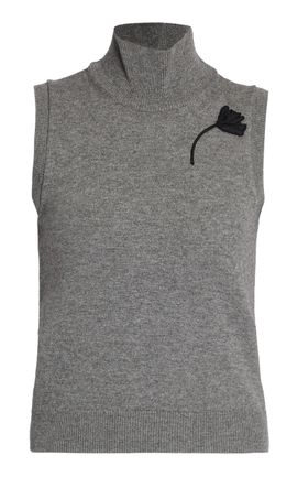 Erdem Erdem Floral WoolCashmere Top