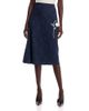 Erdem Erdem Flower Jacquard Drape Midi Skirt - 1