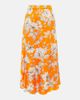 Erdem Erdem Griselda floral satin midi skirt - 1