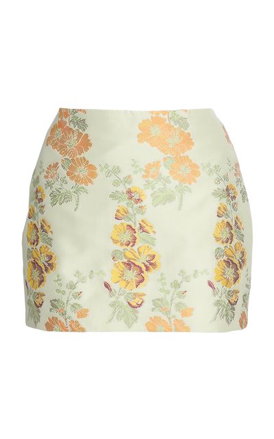Erdem Erdem Hollyhock Jacquard Mini Skirt