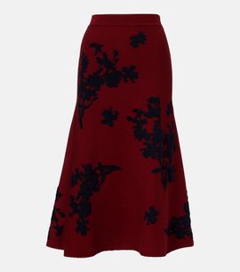 Erdem Erdem Jacquard midi skirt
