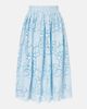 Erdem Erdem Laser-cut pleated skirt - 1