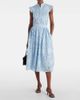 Erdem Erdem Laser-cut pleated skirt - 2