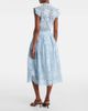 Erdem Erdem Laser-cut pleated skirt - 3