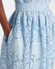 Erdem Erdem Laser-cut pleated skirt - 4