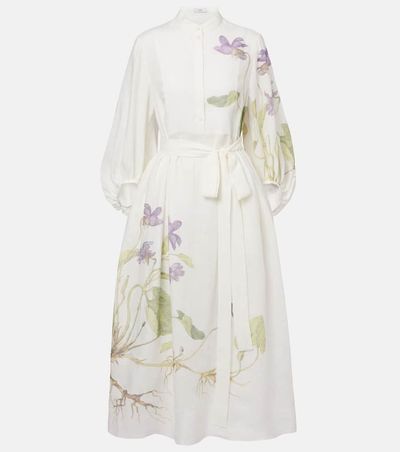 Erdem Erdem Linen wrap dress