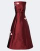 Erdem Erdem Mikado embroidered satin cocktail dress - 1