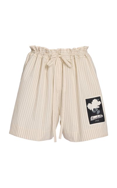 Erdem Erdem Pinstripe CottonBlend Shorts