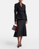 Erdem Erdem Pinstripe wool midi skirt - 2