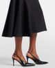 Erdem Erdem Pinstripe wool midi skirt - 5