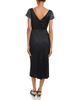 Erdem Erdem Salt & Pepper Mixed Media Short Sleeve Midi Dress - 4