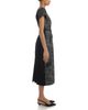 Erdem Erdem Salt & Pepper Mixed Media Short Sleeve Midi Dress - 5