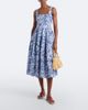 Erdem Erdem Striped printed cotton poplin midi dress - 2