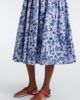 Erdem Erdem Striped printed cotton poplin midi dress - 4