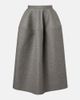Erdem Erdem Striped wool and mohair flannel midi skirt - 1