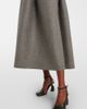 Erdem Erdem Striped wool and mohair flannel midi skirt - 5