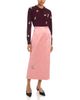 Erdem Erdem Textured Satin Pencil Midi Skirt - 2